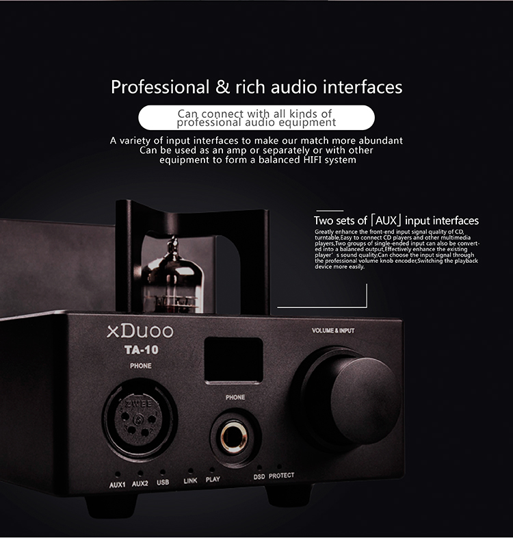 ขาย xDuoo TA-10 แอมป์หูฟังกำลังขับสูงชิพ XMOS AK4490 รองรับ USB DSD DAC Balanced