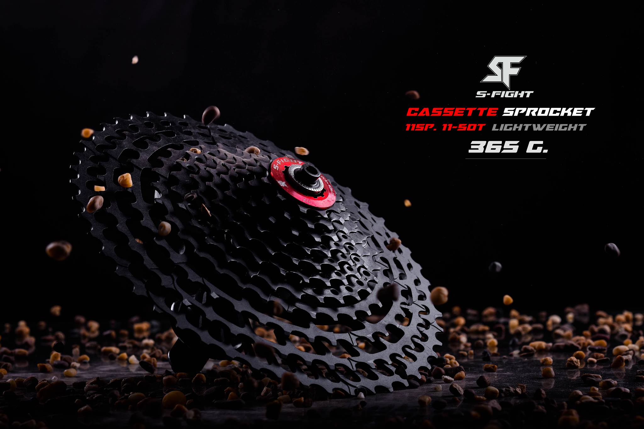 เฟืองท้าย S-FIGHT G11-50-B SPROCKET CASSETTE, 11-50T, 365กรัม