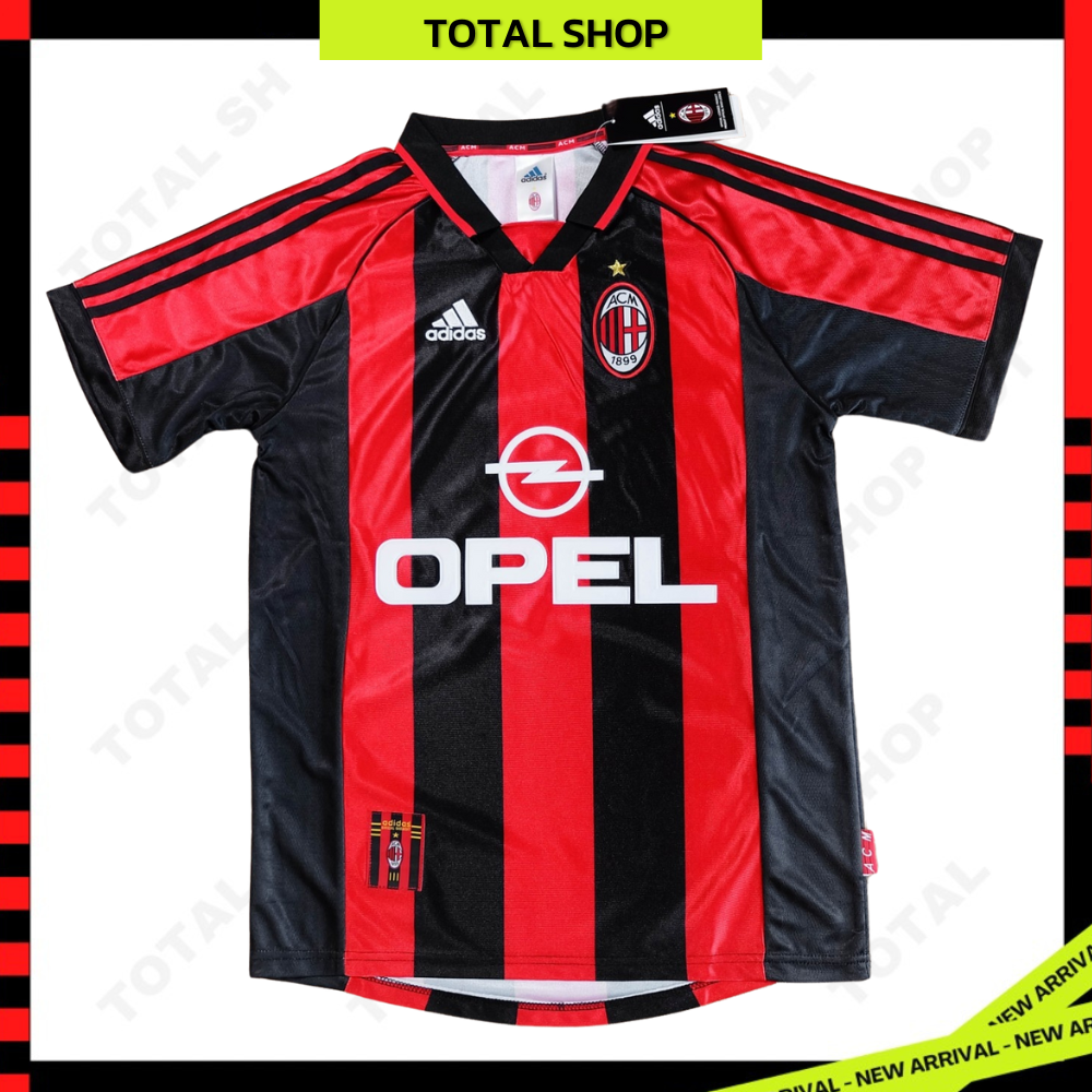 AC Milan 1998/99 Vintage Jersey เสื้อฟุตบอลเอซีมิลาน เหย้า