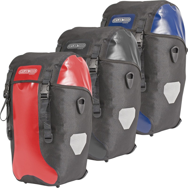 ORTLIEB BIKE-PACKER CLASSIC กระเป๋าทัวร์ริ่ง 20 ลิตร, สีแดง,ดำ,น้ำเงิน