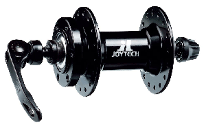 ดุมดิสหน้า ดุมเสือภูเขา JOYTECH (by NOVATEC) รุ่นปีกใหญ่สีดำ สีดำ มี 32รู และ 36รู ,D041RCC