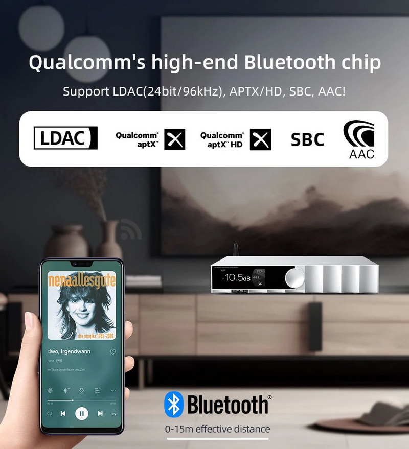 SMSL D400 PRO USB DAC ตั้งโต๊ะชิป AK4499EX+AK4191EQ ระดับเรือธง ประกันศูนย์ไทย