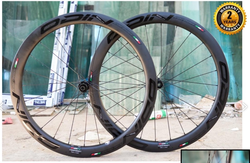 ชุดล้อเสือหมอบดิสเบรค ODIN Carbon Disc Wheelset, 700c Wheelset 50/50T ยางงัด ดุม ODIN ดิส6รู