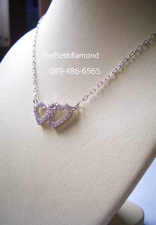 BN013RD+++สร้อยคล้องหัวใจ+++น่ารักม๊ากๆๆๆๆ เป็นรูปหัวใจคล้องกัน ใส่ติดคอได้สบายๆ ใส่ได้ทุกโอกาส ไม่มีout แบบเรียบๆ แต่เก๋ไก๋ สาวๆไม่ควรพลาดนะคะ
