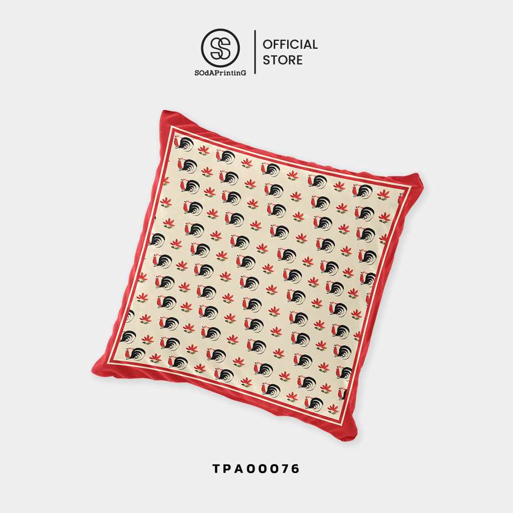 หมอนอิง Throw Pillow ตราไก่ รหัส TPA00076 #หมอนอิง #SOdAPrintinG