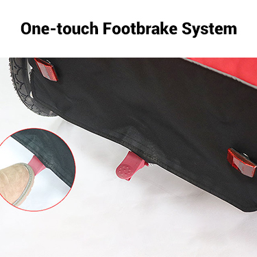 รถพ่วงจักรยาน 3 Horses Bicycle trailer for baby and cargo bicycle for advertising trailer