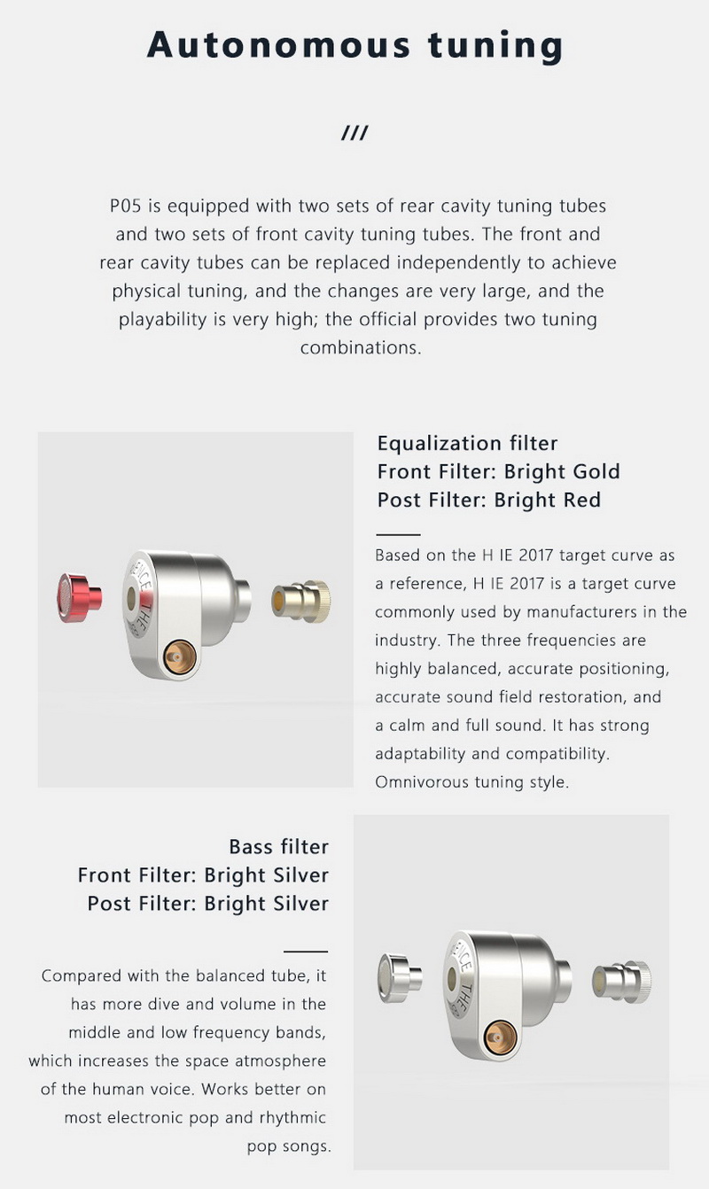 BGVP P05 หูฟัง IEMs ไดร์เวอร์ไดนามิก ระดับ HiFi รองรับ Hi-Res ประกันศูนย์ไทย