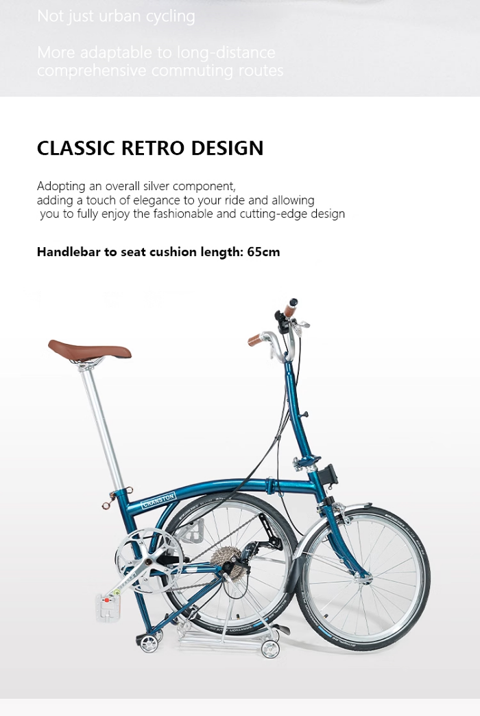 CRANSTON R9 MAX RETRO PREMIUM FOLDING BIKE 16 นิ้ว 2025 — จักรยานพับพรีเมียมสไตล์วินเทจ น้ำหนักเบา ทนทาน ใช้งานได้ทุกวัน!