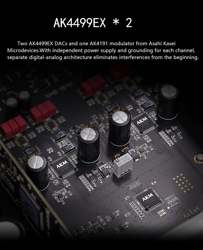 Gustard A26 DAC ตั้งโต๊ะชิป AK4499EX x2 + AK4191 รองรับ MQA, Roon bridge ประกันศูนย์ไทย
