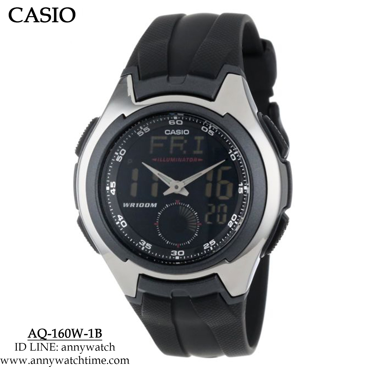 CASIO AQ-160W-1B