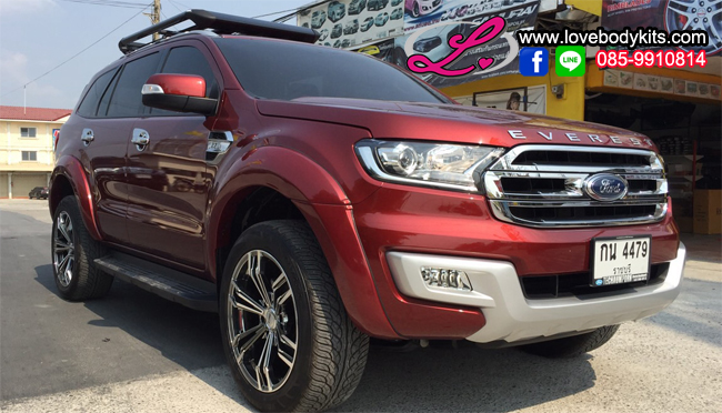 ซุ้มล้อแบบเรียบ V.1 : EVEREST 2015-2017