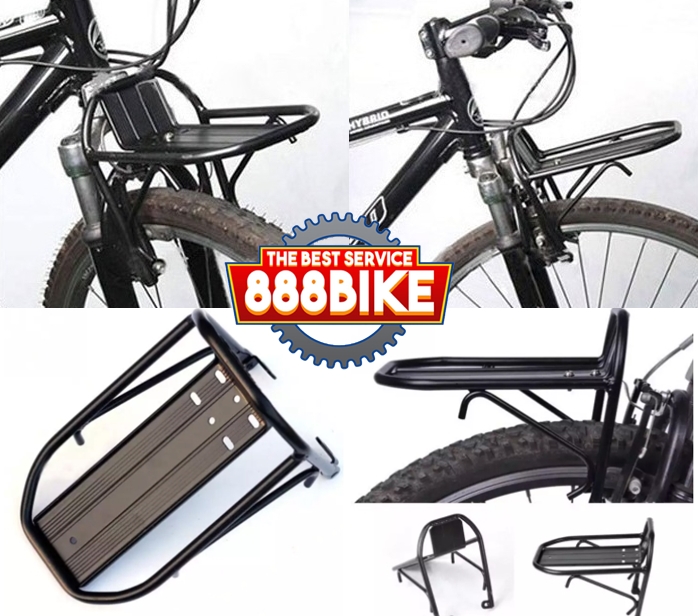 SP010 FRONT BIKE RACK ALLOY BLACK