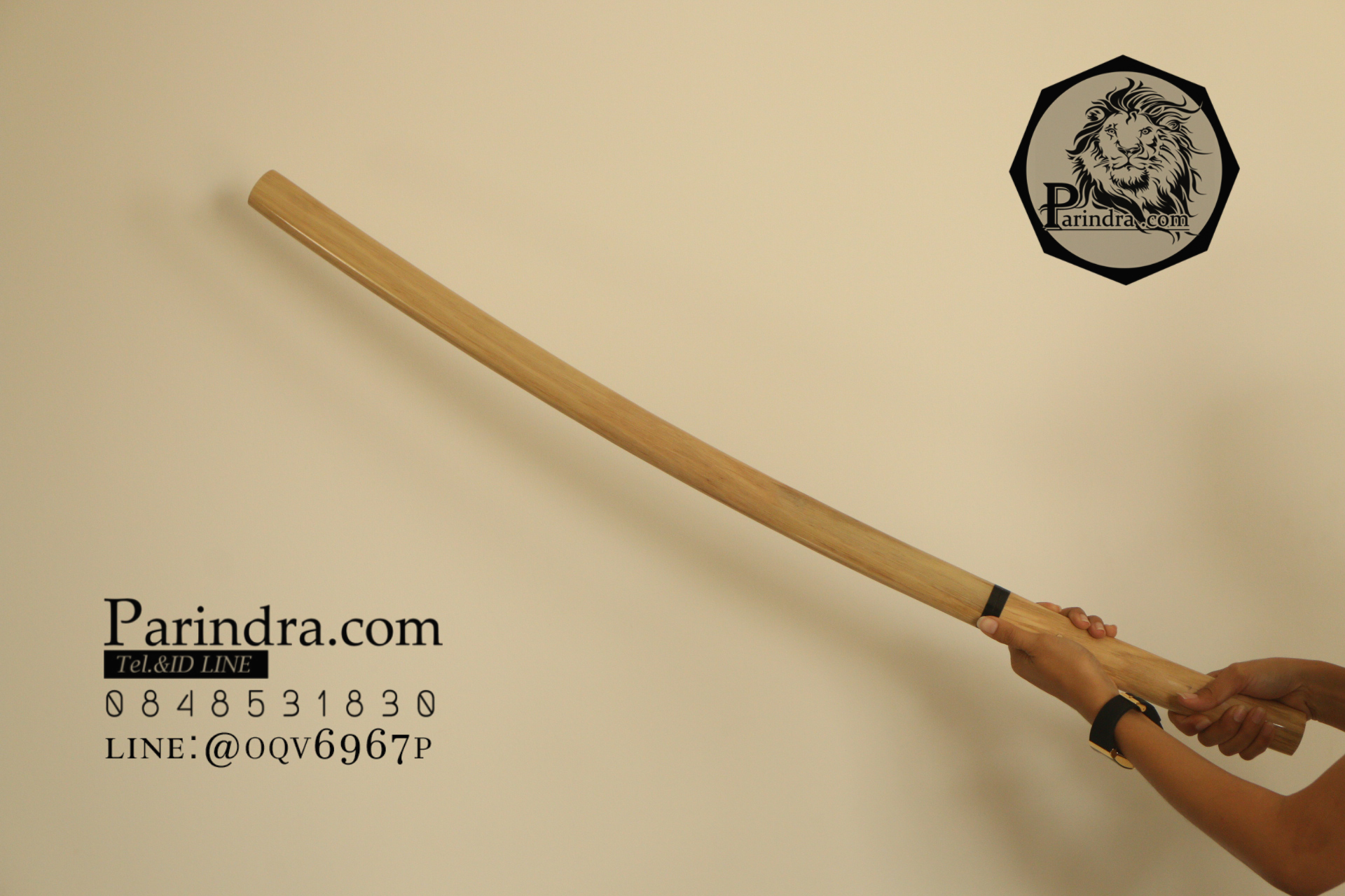 ขายดาบซามูไร คาตะนะ Katana ไว้ฝึกฟันดาบ แข็งแรงทนทาน ปลอกลายเนื้อไม้ขัดมัน