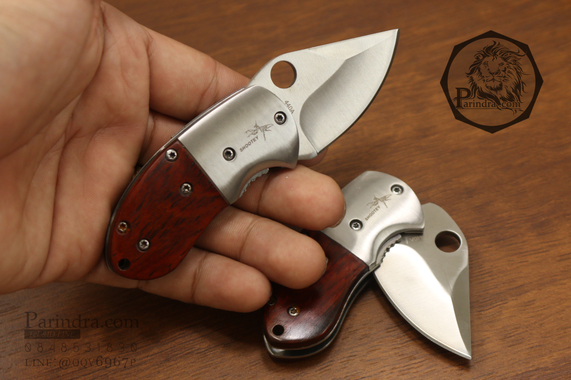 มีดพับ ตราตั๊กแตนตำข้าว Shootey อ้วน ป้อม สั้น ถึก