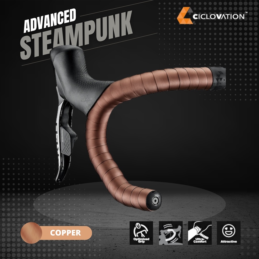 ผ้าพันแฮนด์ CICLOVATION Advanced Leather Touch - Steampunk