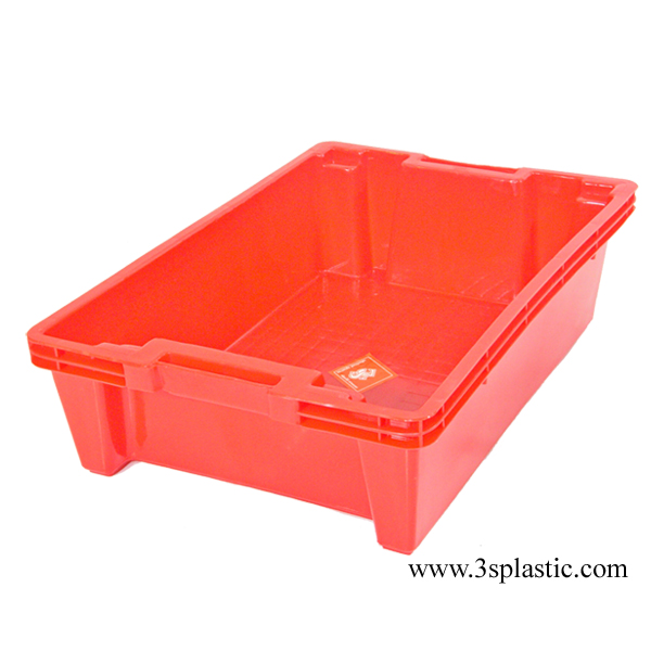 ลังพลาสติก ขนาด 36.0 x 53.5 x 14 cm. เกรด A HDPE เบอร์ 419