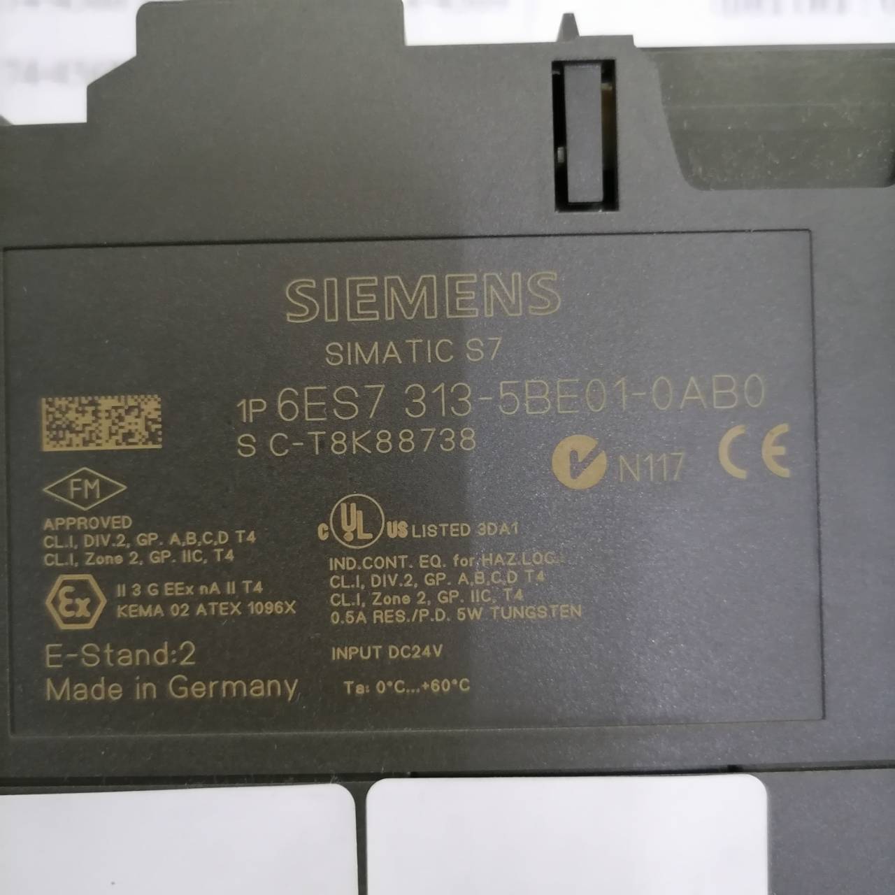 6ES7 313-5BE01-0AB0 PLC " SIEMENS "