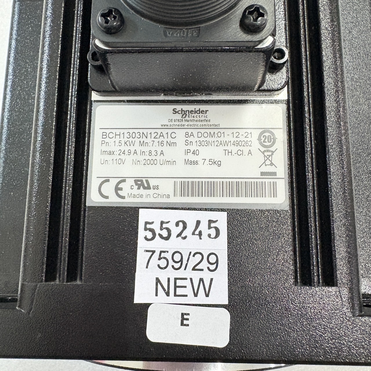 BCH1303N12A1C SERVO MOTOR " SCHNEIDER "