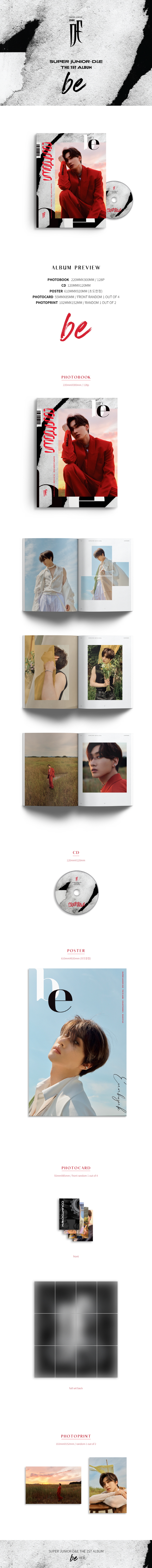 SUPER JUNIOR- D&E - อัลบั้ม 1 [COUNTDOWN] be Ver. (ปิดรอบ 2021.12.02)