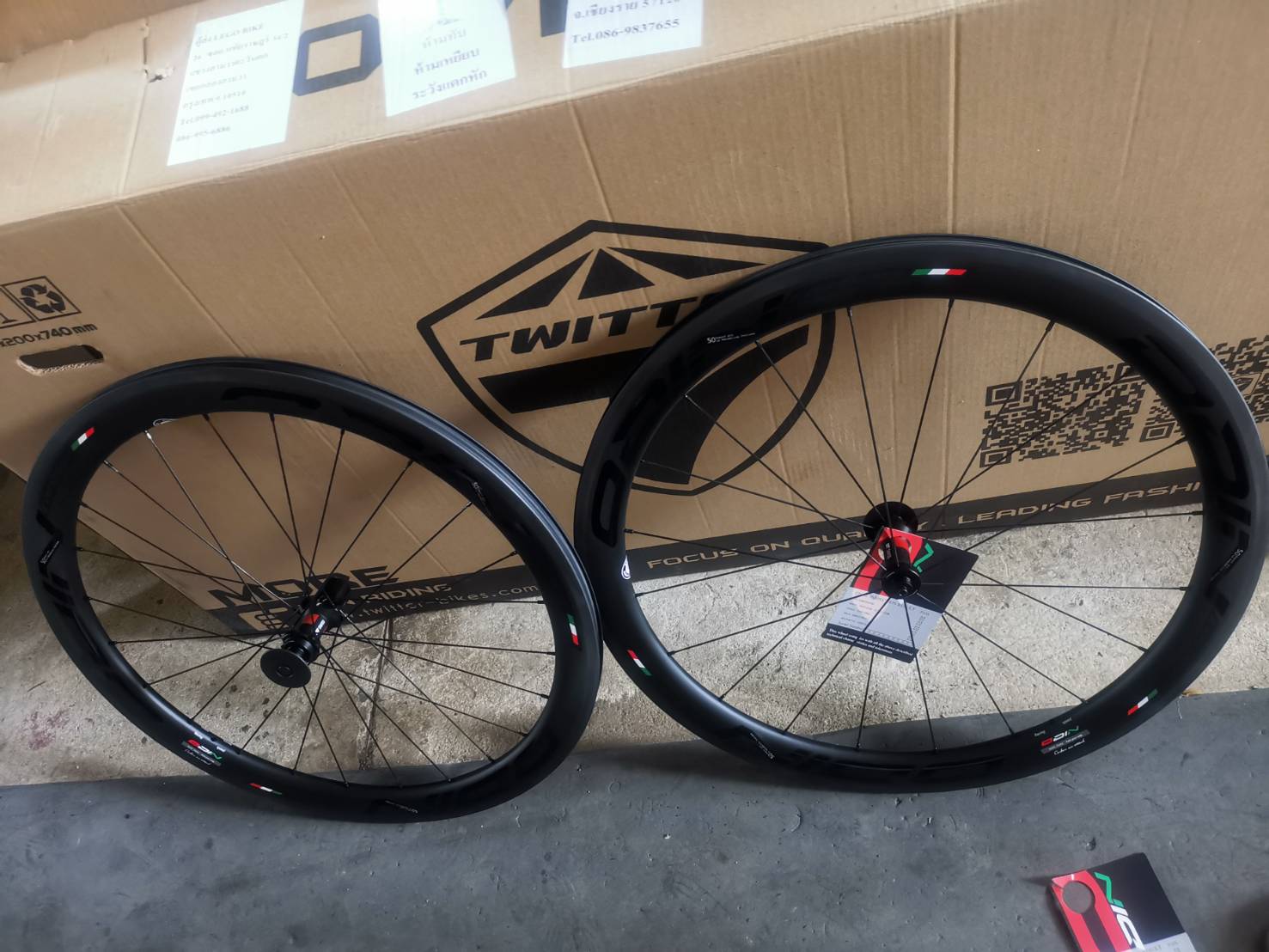 ชุดล้อเสือหมอบ ODIN DT240 36T Carbon 700c Wheelset (อัปคลิ๊กได้) 45/45, 50/50T