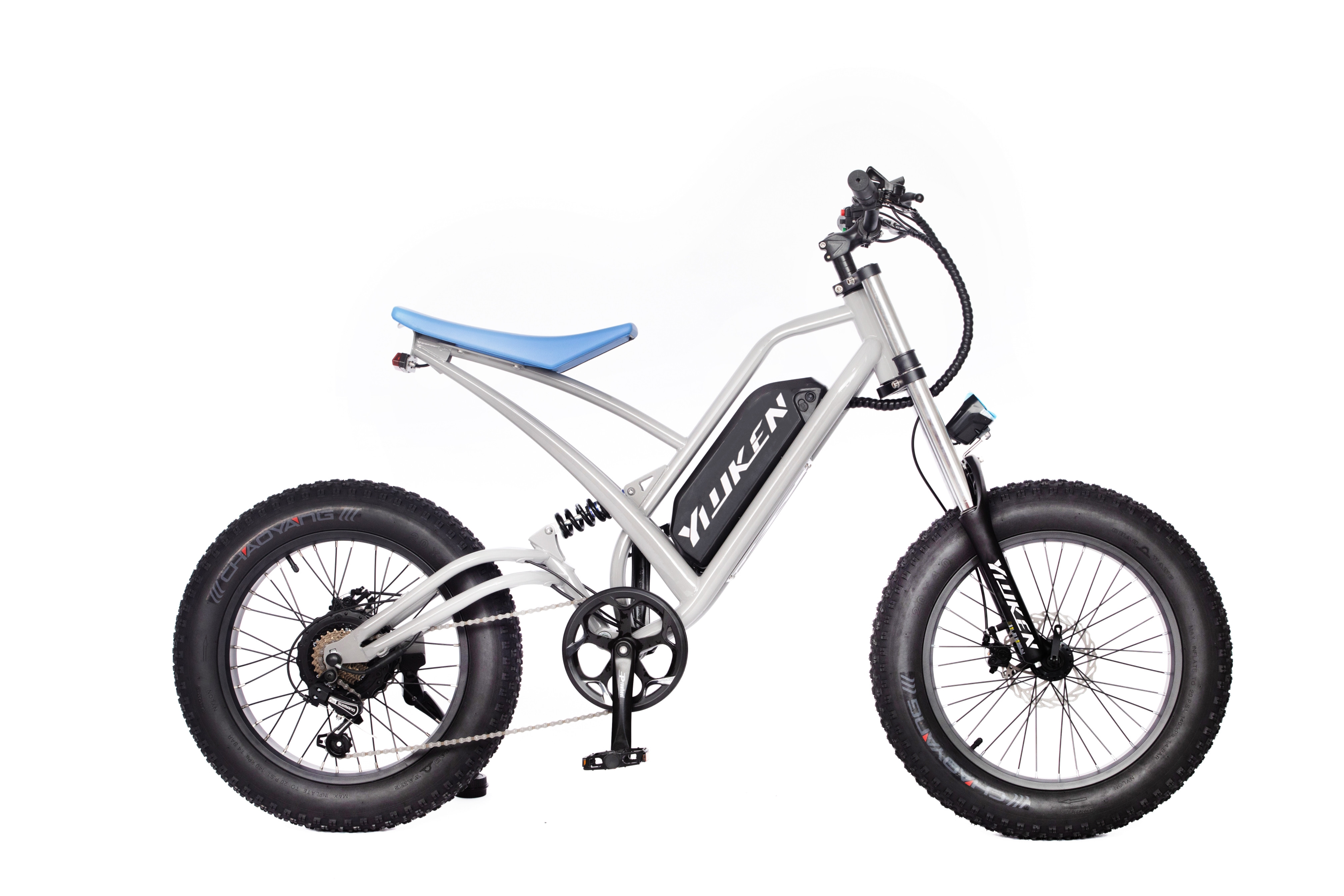 จักรยานไฟฟ้า YOUKEN Fat Tire Electric Bike E-Bike SUPER 73, 7 สปีด ล้อ 20 นิ้ว 750w/แบตลิเที่ยม, วิ่งได้ 30-60กม.เร็วสูงสุด 30กม/ชม