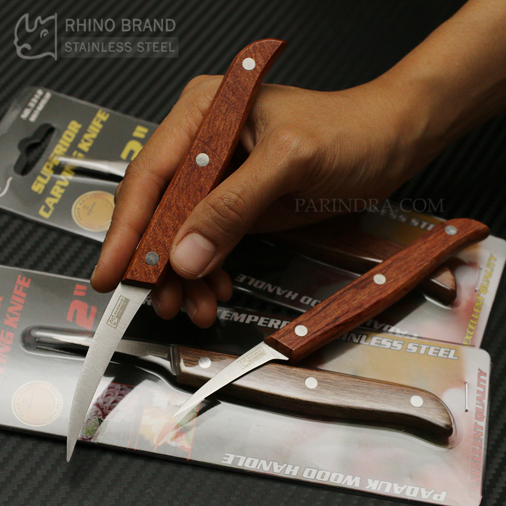 มีดแกะสลัก RHINO BRAND No.2312 / 3312 SUPERIOR CARVING KNIFE แกะสลักผัก ผลไม้ (ของแท้)