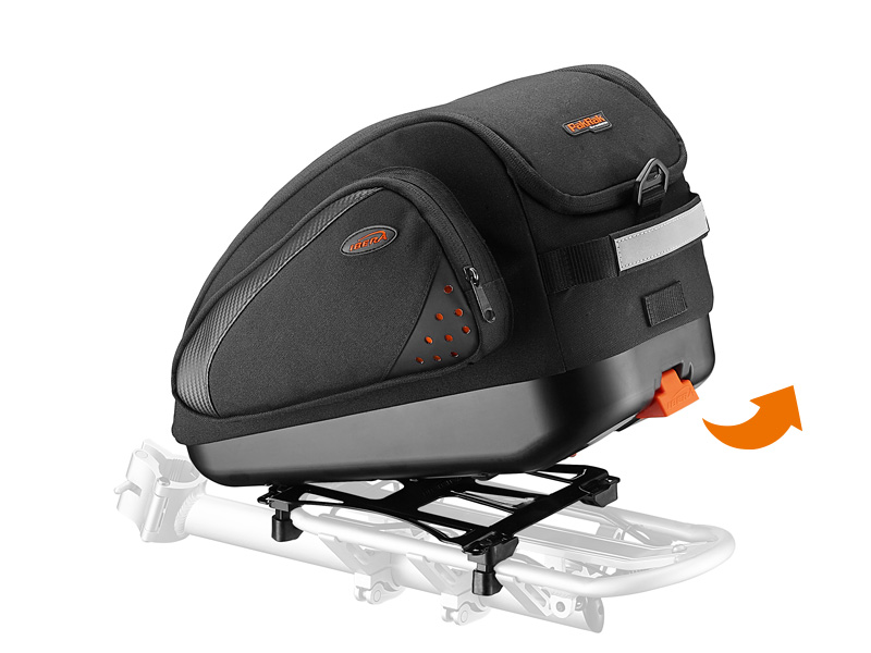 กระเป๋าวางบนตะแกรง กระเป๋าติดตะแกรงหลังปลดเร็ว IBERA PakRak MultiMount Commuter Bag, IB-BA18 15L