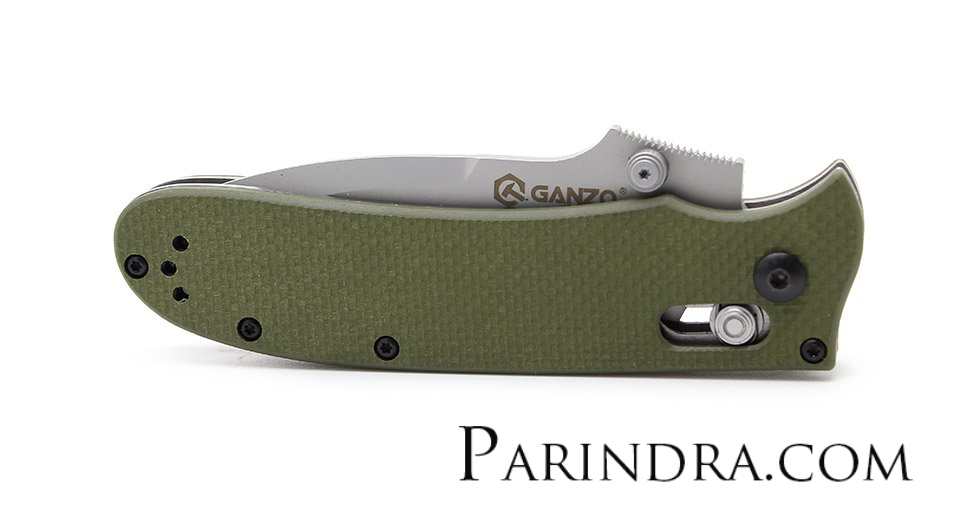 มีดพับ Ganzo รุ่น G704-GR สีเขียวทหารบก ของแท้ 100%