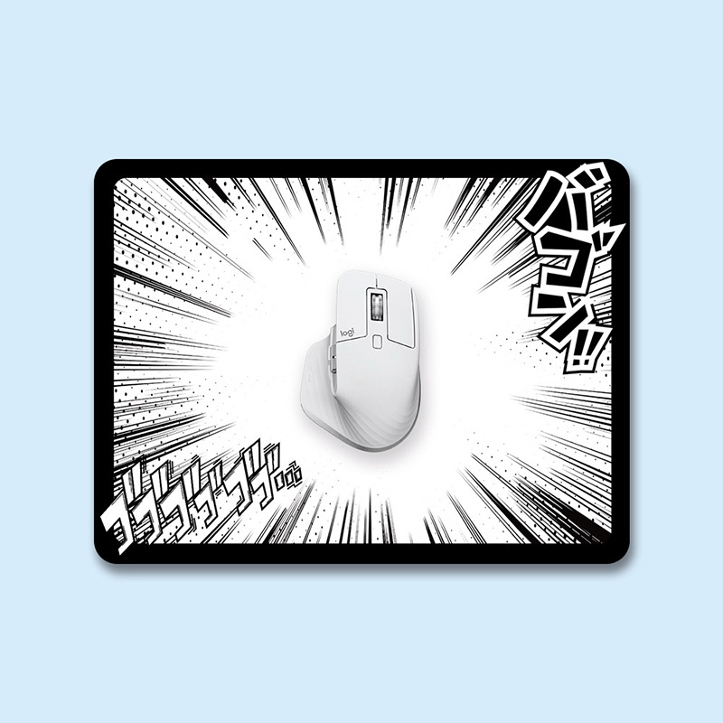 X-Tips Manga แผ่นรองเม้าส์สไตล์มังงะ ญี่ปุ่น ตกแต่งโต๊ะทำงาน โต๊ะคอม