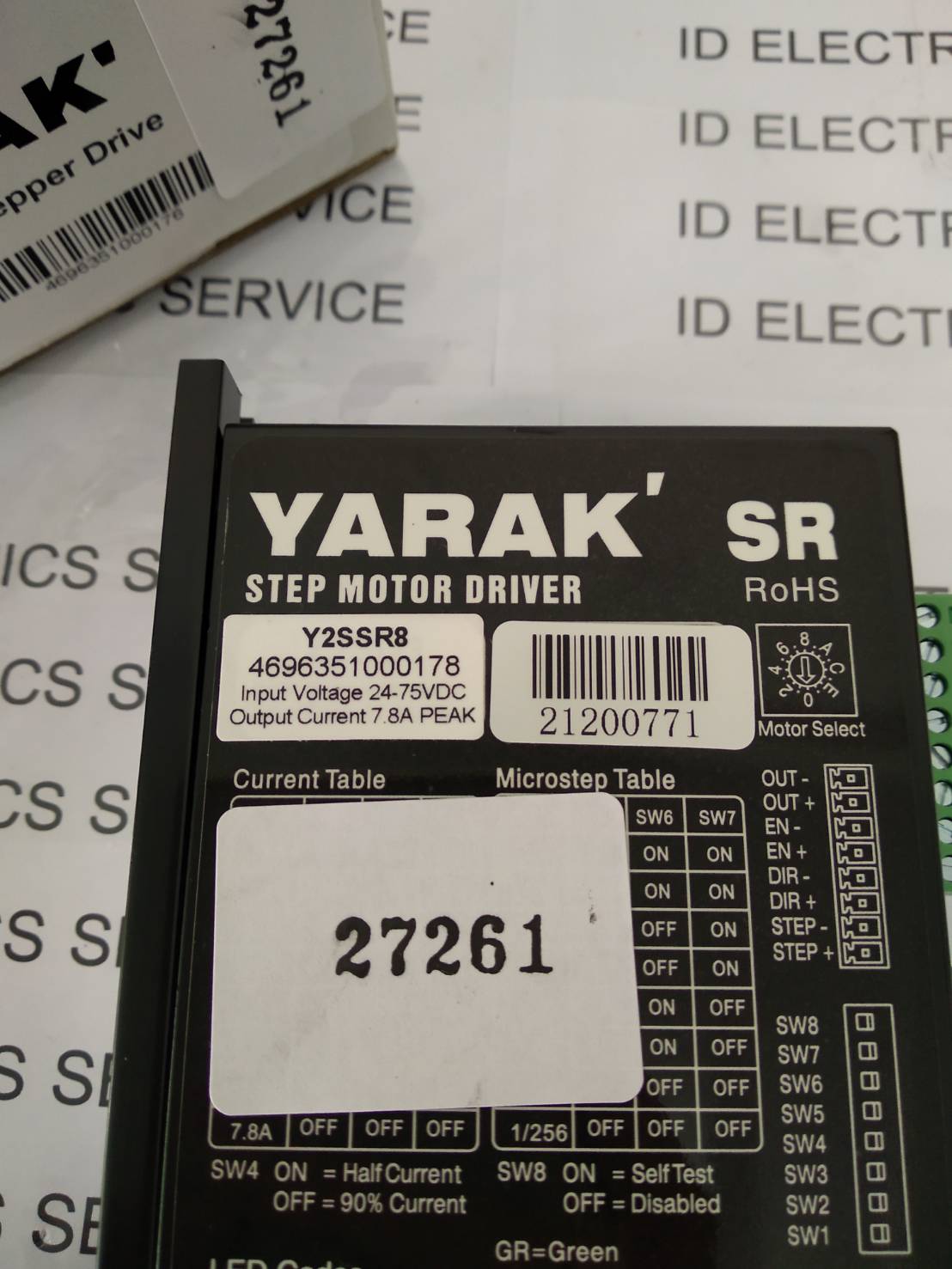 Y2SSR8 STEP DRIVER " YARAK "