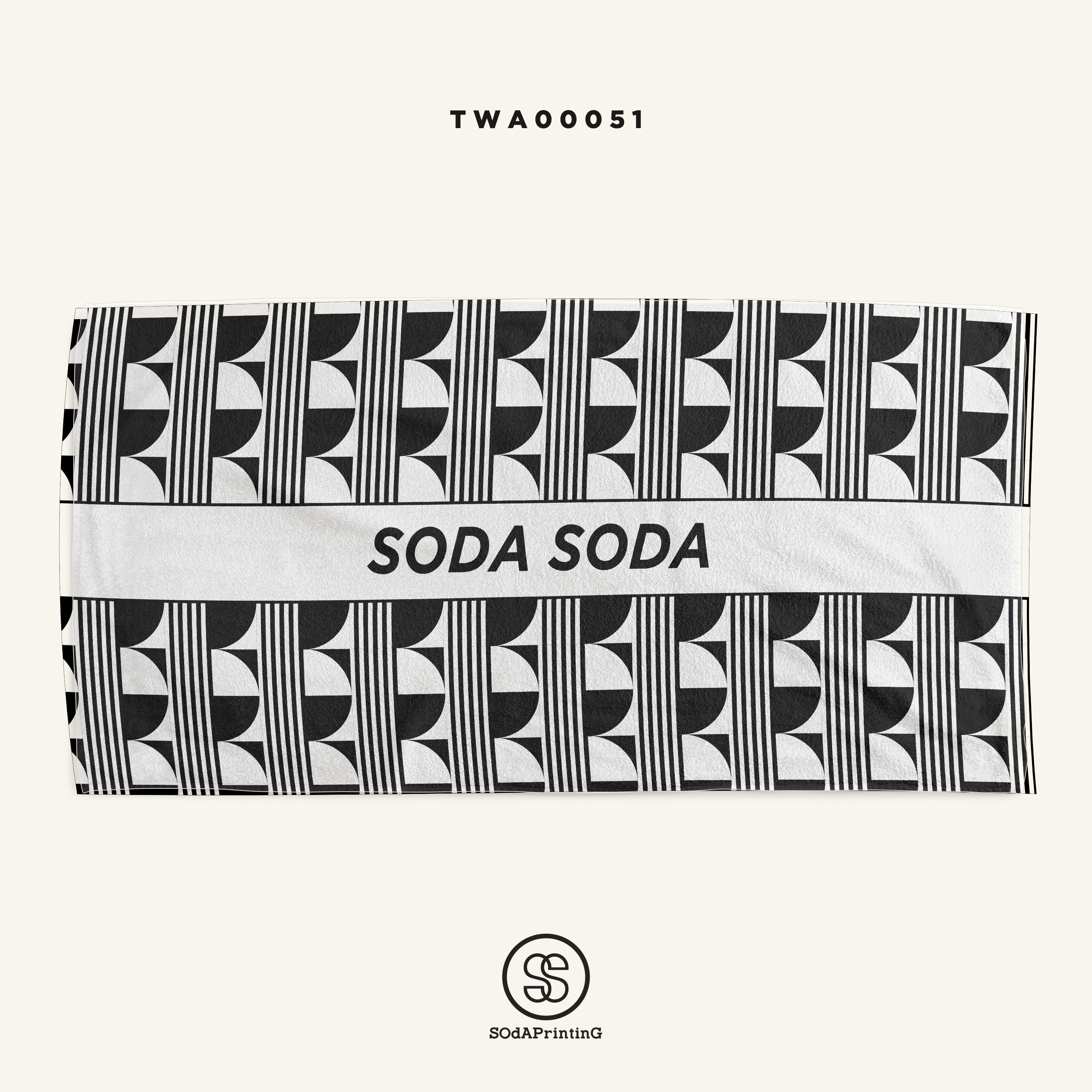 ผ้าเช็ดตัว Geo รหัส TWA00051 #SOdAtowel #SodAhome #ผ้าขนหนู #ผ้าเช็ดตัว #towel