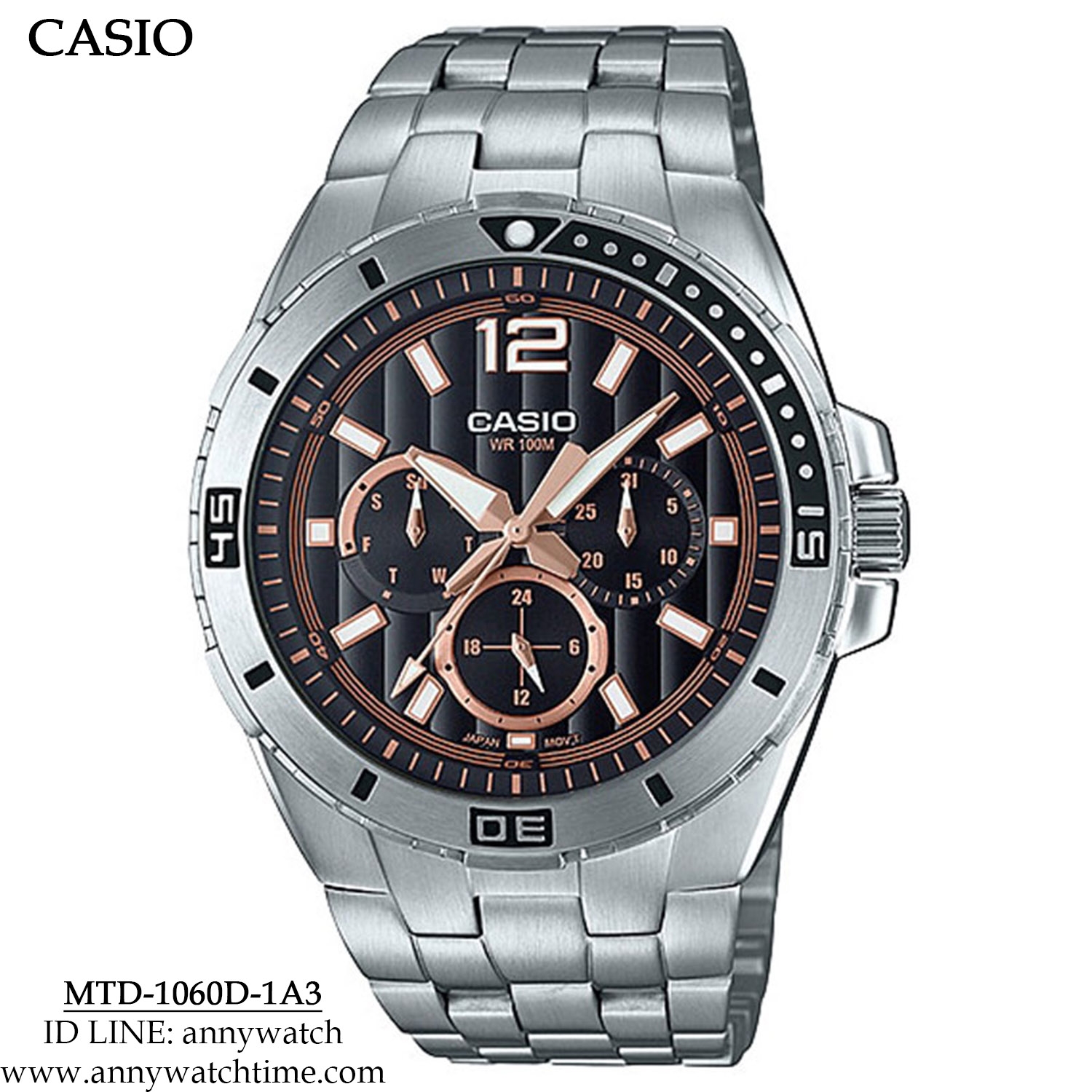 CASIO MTD-1060D-1A3