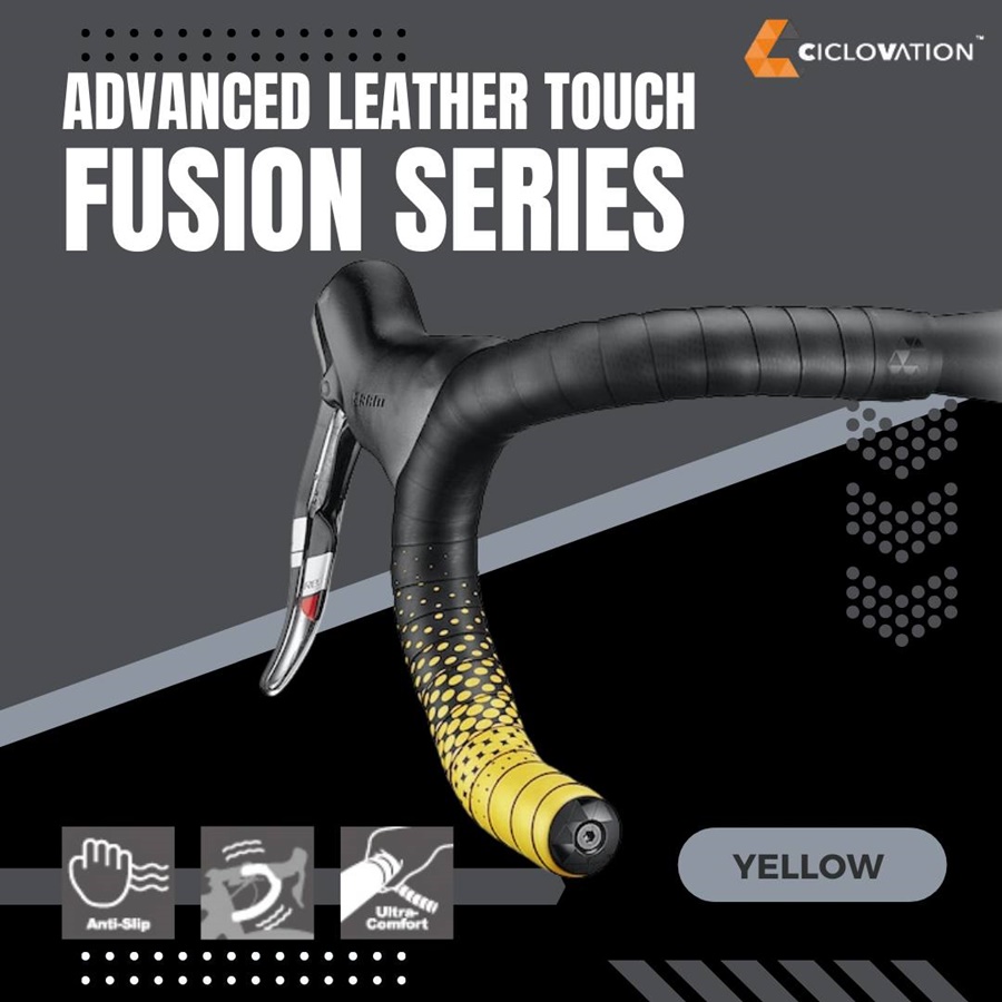 ผ้าพันแฮนด์ CICLOVATION ADVANCED LEATHER TOUCH - Fusion Series Made in Taiwan