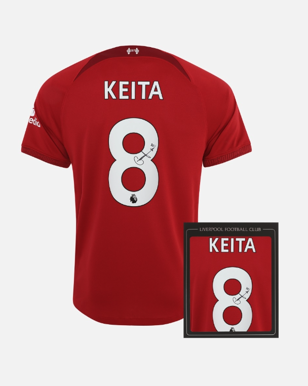เสื้อลิเวอร์พูล 2022 2023 ลายเซ็นต์ Kieta 8 พร้อมกล่อง มีใบรับรองของแท้