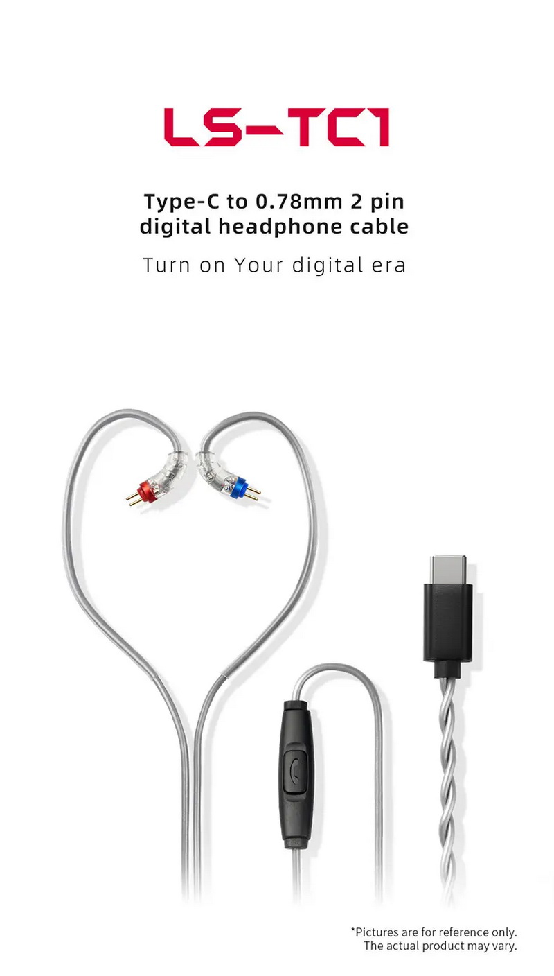 FiiO LS-TC1 สายอัพเกรดหูฟัง OFC โครงสร้าง Litz พร้อมชิปถอดรหัส DSP ในตัว