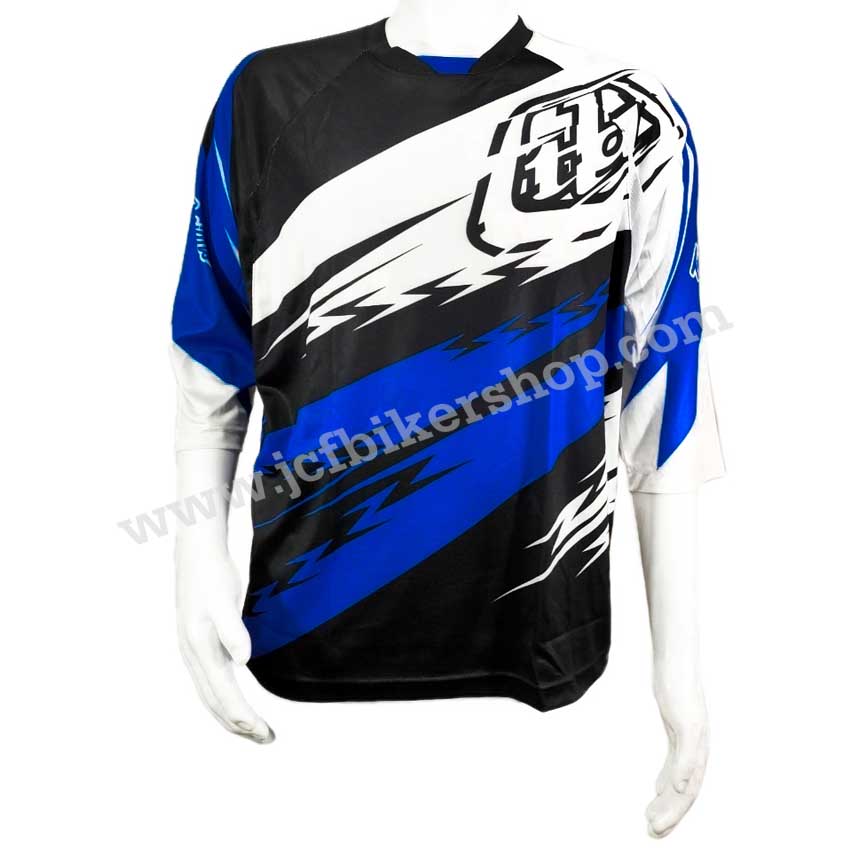 เสื้อวิบากแขนยาว TLD JERSEY BLACK/BLUE