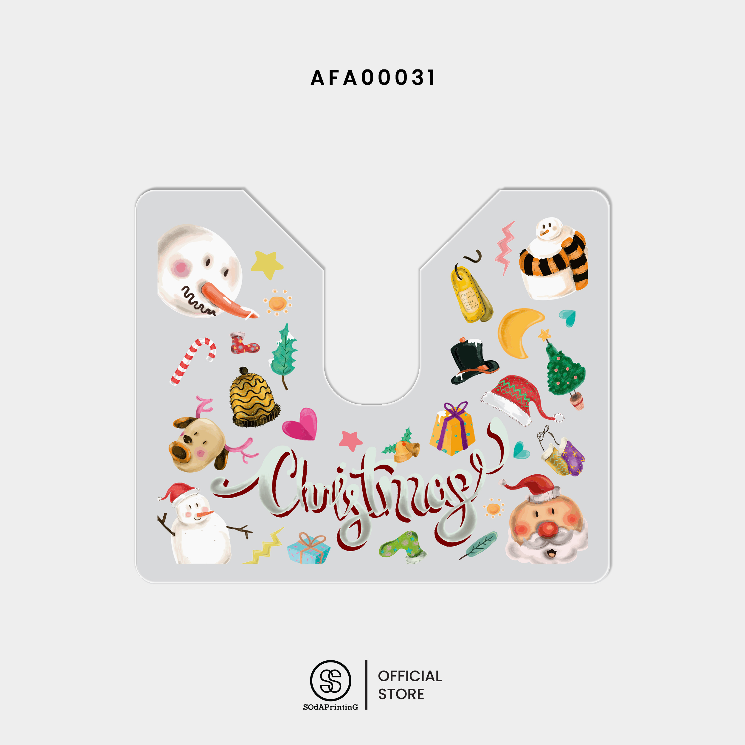 กรอบภาษีรถยนต์ พรบ. Acrylic Frame Christmas Collection | รหัส AFA00027-AFA00031 #กรอบภาษีรถยนต์