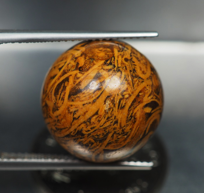 หินสีลายธรรมชาติ (ElephantSkinJasper) 19.50 กะรัต