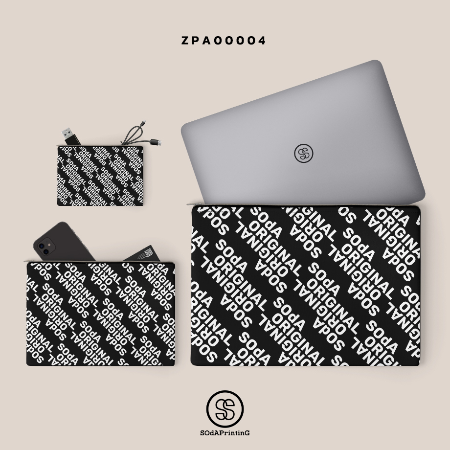 เซ็ทกระเป๋า 3 ใบ ZPA00004 เคสคอม Macbook กระเป๋าอเนกประสงค์ #กระเป๋า #กระเป๋าสตางค์ #SOdAbag #SOdAPrintinG