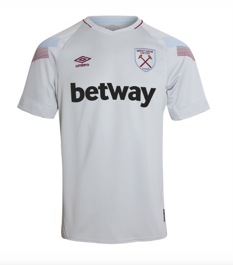 เสื้อเวสต์แฮม ยูไนเต็ด 2018 2019 ชุดที่ 3 ของแท้