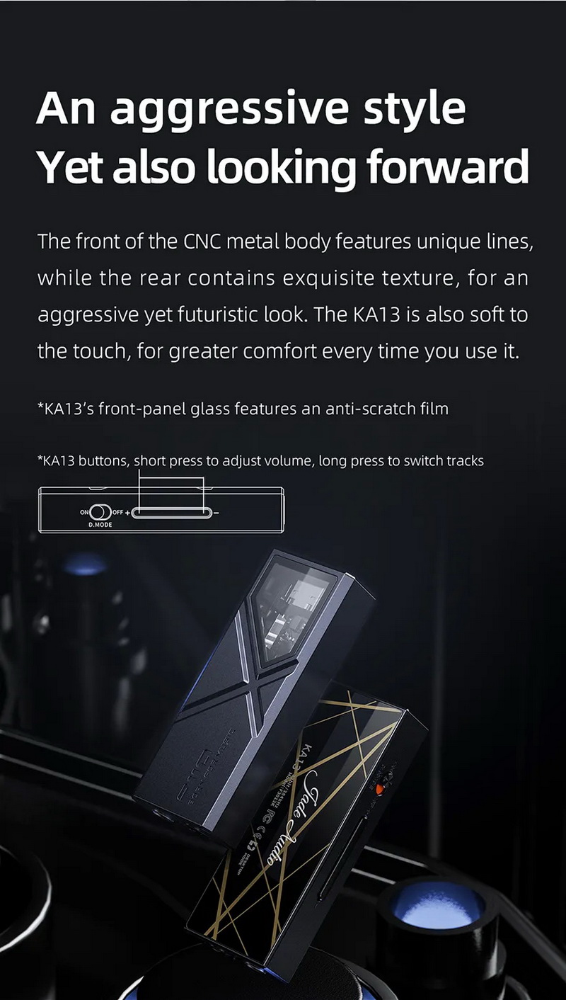 FiiO KA13 DAC/AMP พกพา ชิป Dual DACs + Dual Op-Amps รองรับ Hi-Res ประกันศูนย์ไทย