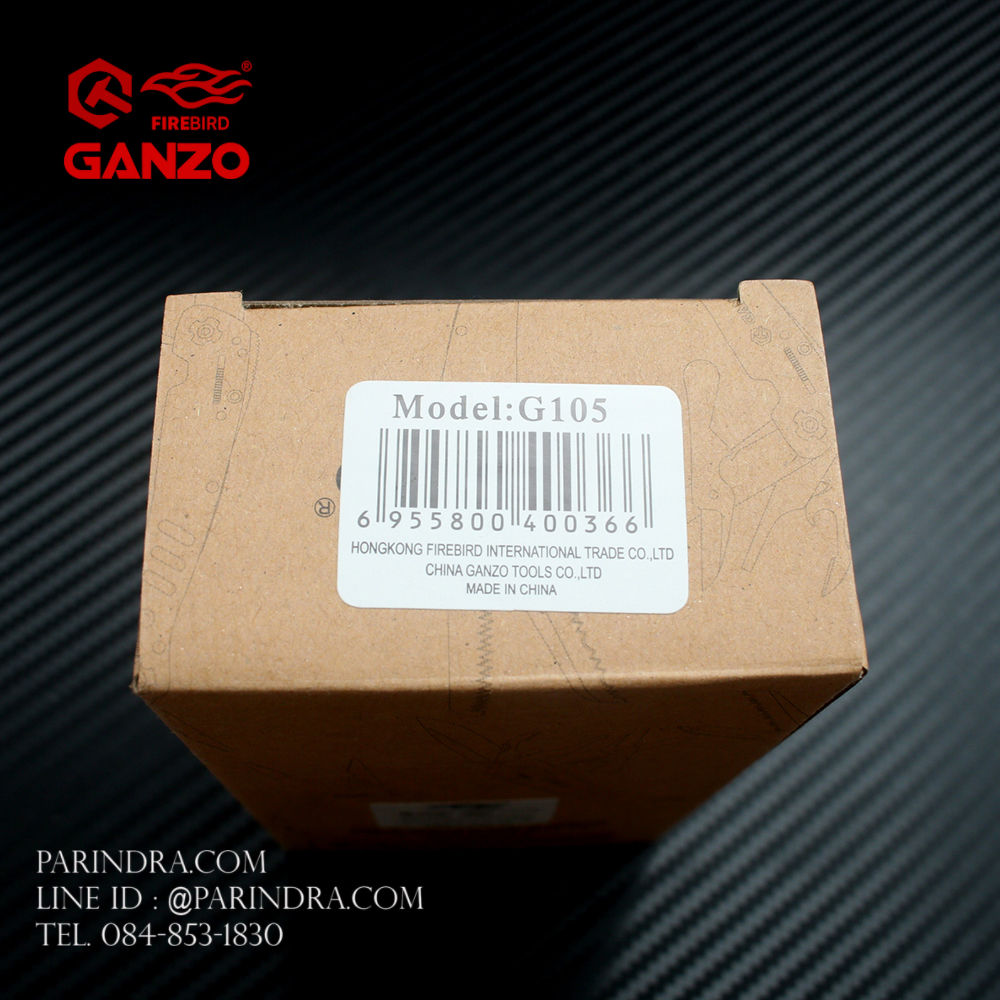 คีมอเนกประสงค์ Multi-Tools Ganzo รุ่น G105 สีเงินไทเทเนี่ยม ของแท้ 100%