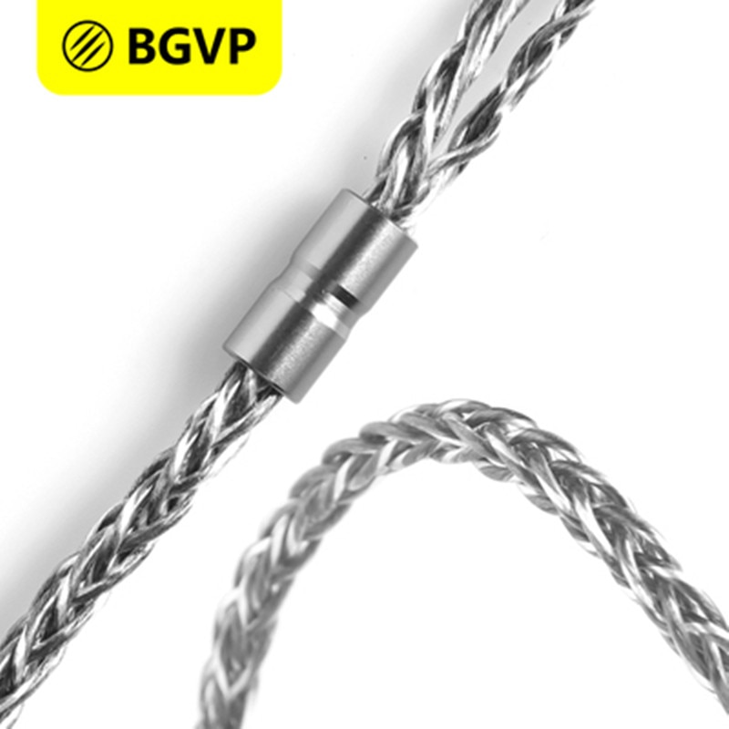 ขาย BGVP 6N mixed สายหูฟัง OCC ชุบเงินถัก สายถัก 8 แกนระดับ 6N
