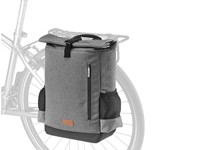 กระเป๋าแพนเนีย Bike Pannier–Backpack IB-SF3 (เทา-เงิน/น้ำเงิน/ดำ) สะพายหลังได้