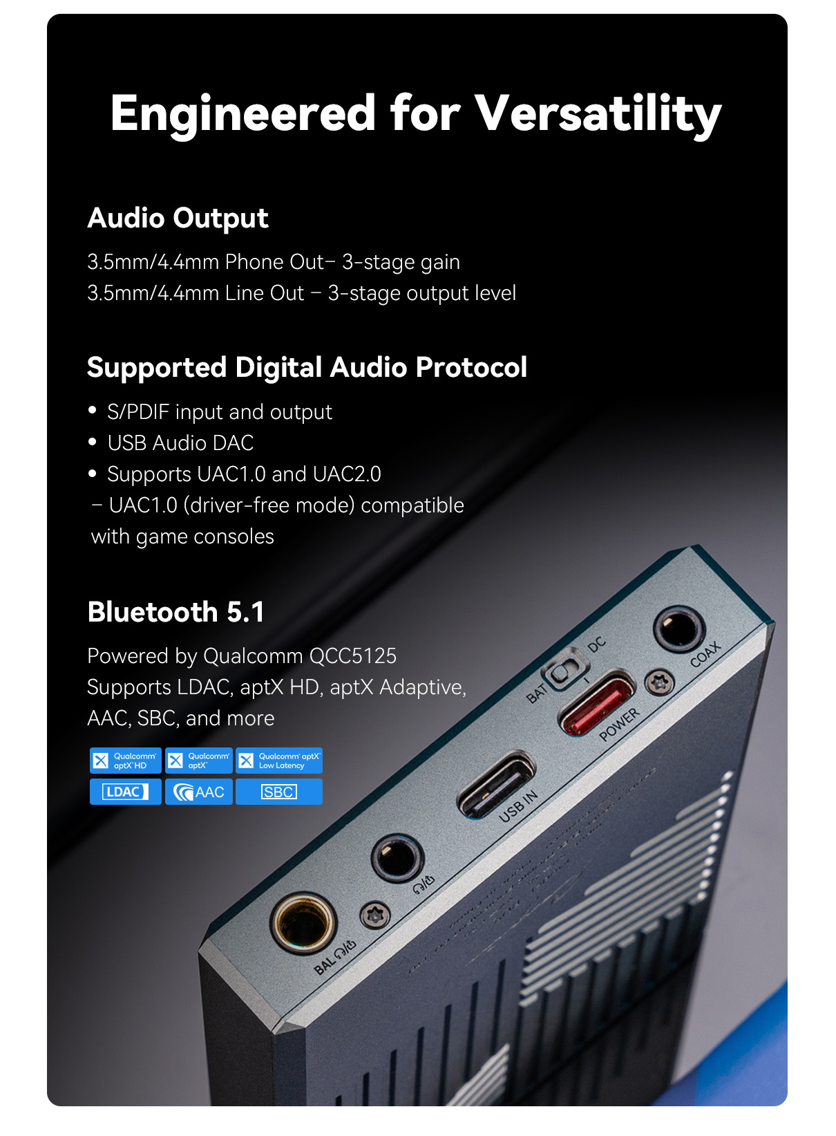 Cayin RU9 DAC/AMP พกพา หลอดสุญญากาศ Nutube 6p1 และ DAC Dual AK4493SEQ ประกันศูนย์ไทย