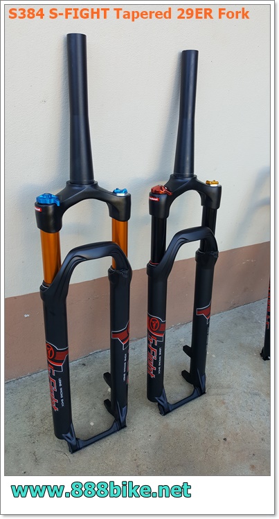 S-FIGHT S384 29ER AIR FRONT FORK 9mm. Axles