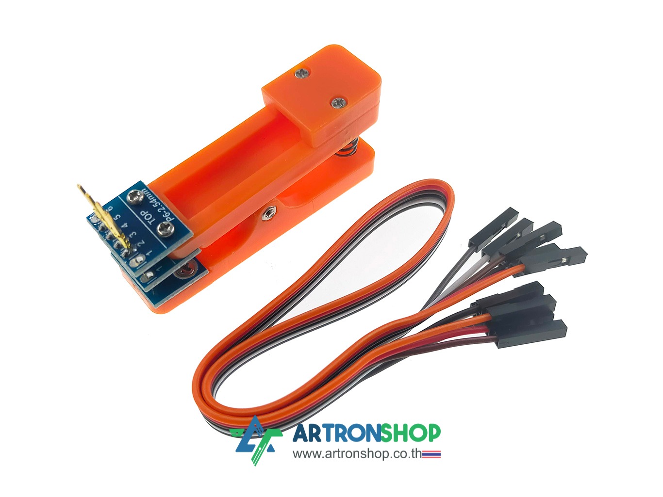 Pogo pin Test Stand PCB Clip พินเทสบอร์ด 2.54 มิล 4 ขา