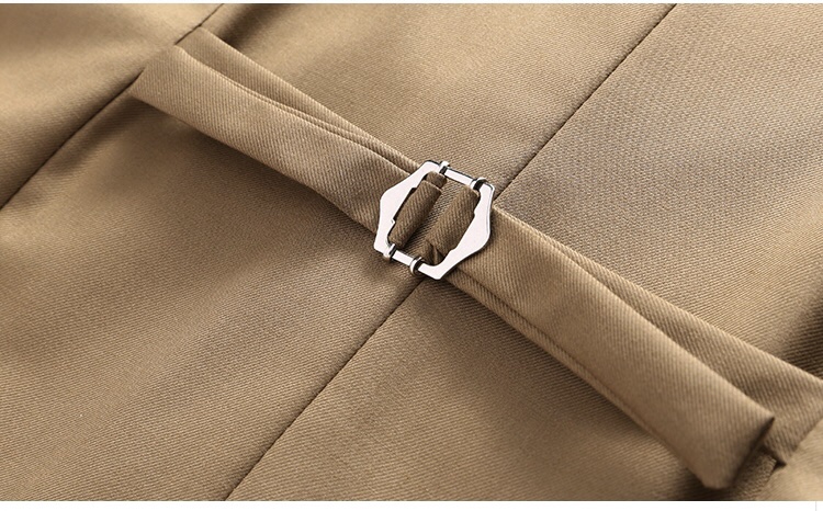 พร้อมเช่า ชุดสูทชาย สูทสีน้ำตาล Coffee Brown กระดุม 2 แถว Double-breasted Suit