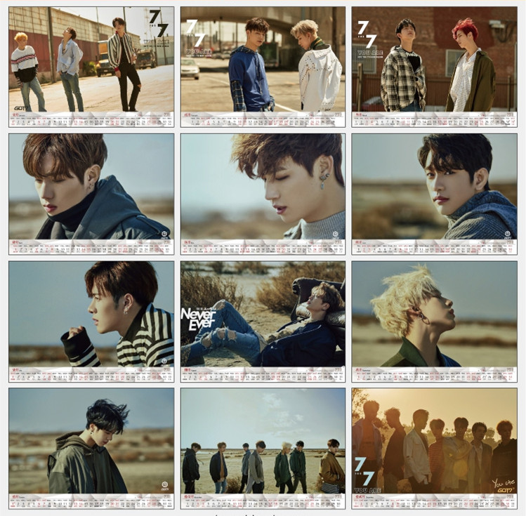 ปฏิทิน GOT7 2019