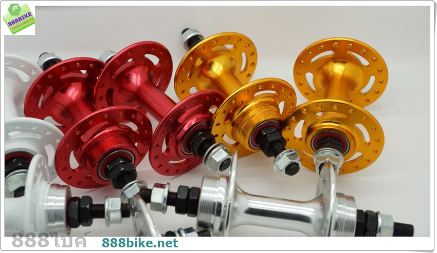 ดุมฟิกเกียร์ Chaser อัลลอยด์ แบร์ริ่ง 36 รู มีสีแดง,ขาว,เงินและ ทอง